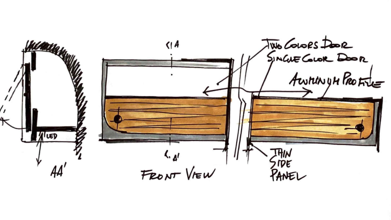 Development of complete furnishing projects and proposals for new layouts