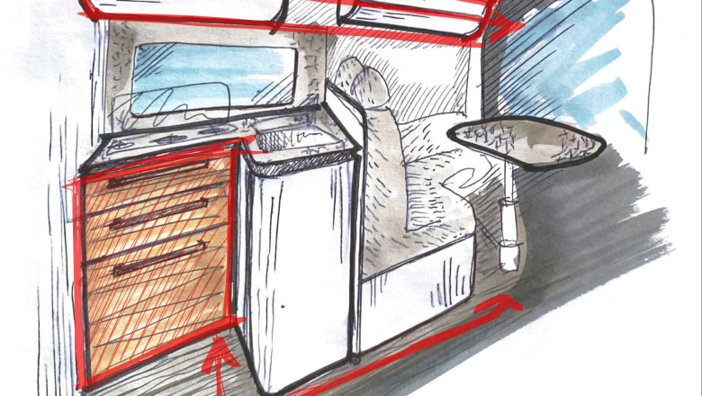 Development of complete furnishing projects and proposals for new layouts