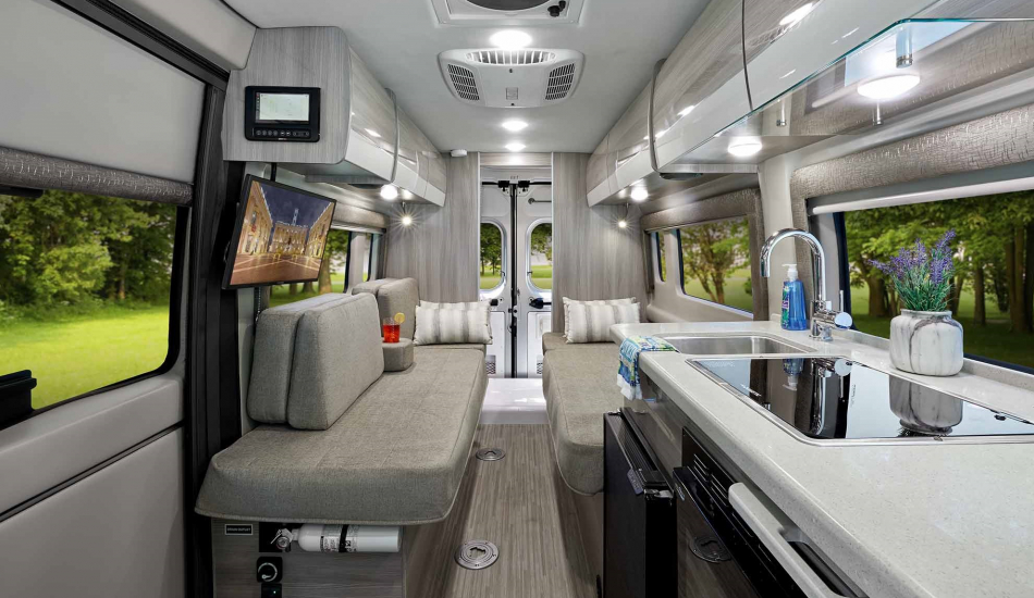 Stylish Furniture in Thor Motor Coach Sequence